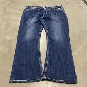 Rock Revival Womens Jeans Size 26 Blue Bootcut Embellished Pockets